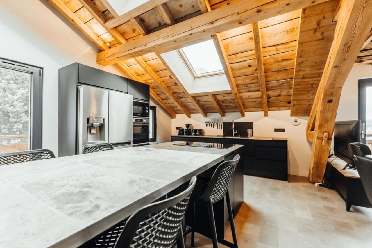 Luxurious 3-Bedroom Flat With Sauna And Garage Chamonix Exteriér fotografie